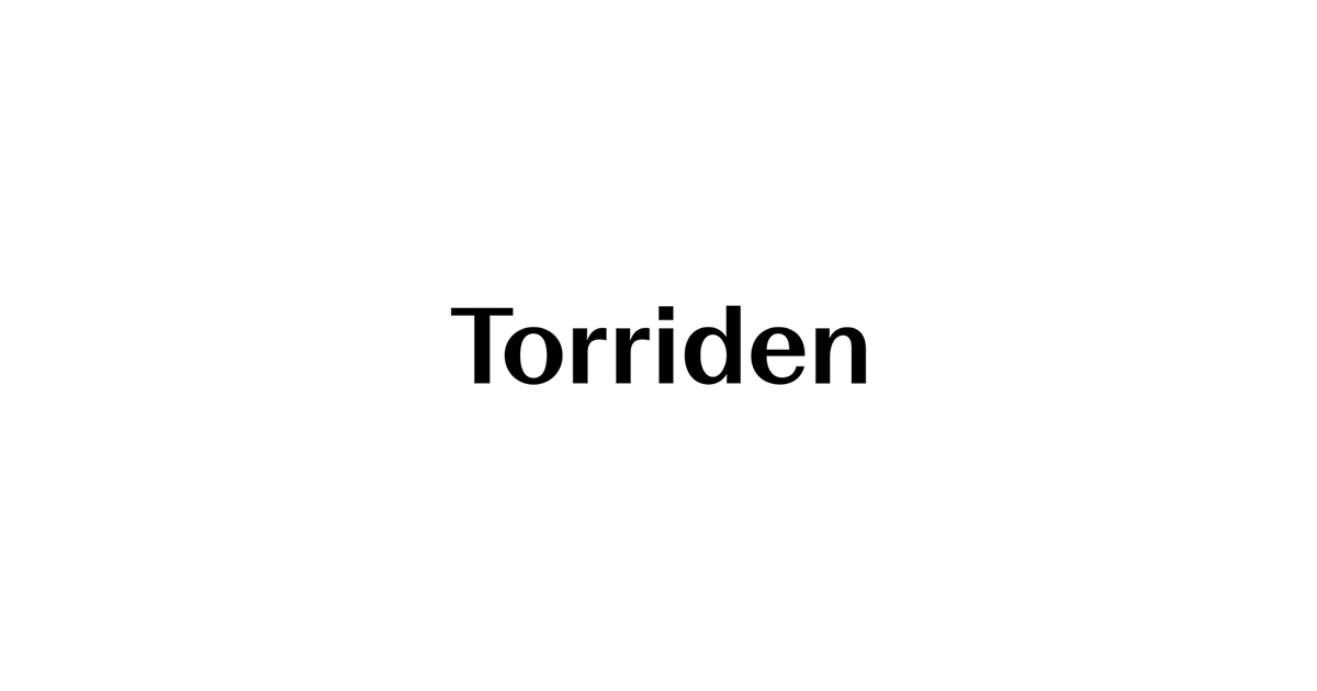 Logo de Torriden - Soins coréens hydratants à base d'acide hyaluronique.