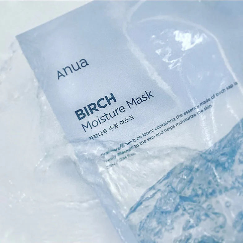 Anua Birch Moisture Mask - Masque Hydratant avec Sève de Bouleau - MY Little Corée