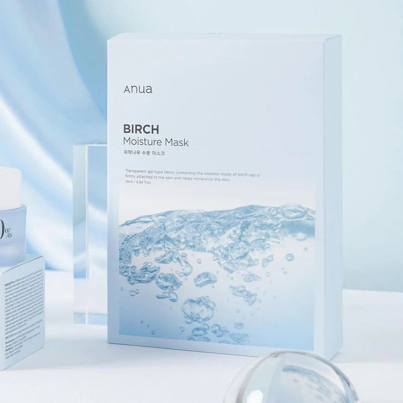Anua Birch Moisture Mask - Masque Hydratant avec Sève de Bouleau - MY Little Corée