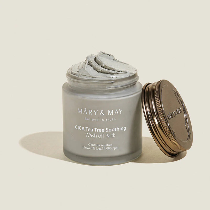MARY & MAY - Cica Tea Tree Soothing Wash Off Pack - MY Little Corée