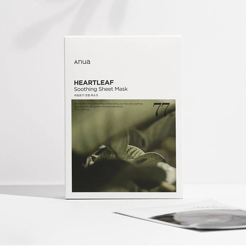 ANUA - Heartleaf Soothing Sheet Mask 77% - MY Little Corée