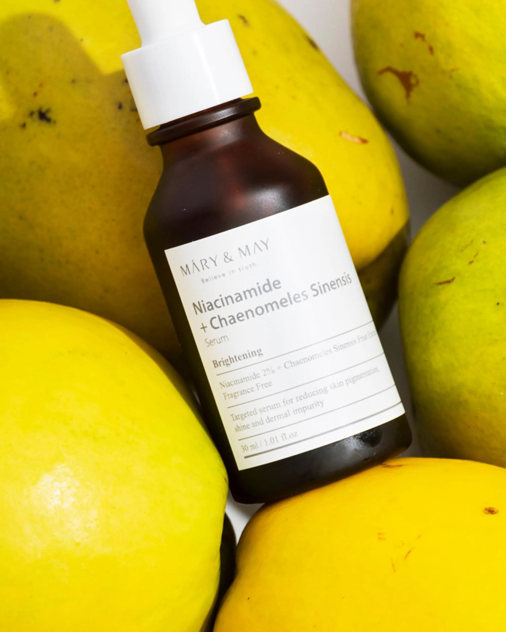 MÁRY & MAY Niacinamide + Chaenomeles Sinensis Serum 30ml - MY Little Corée