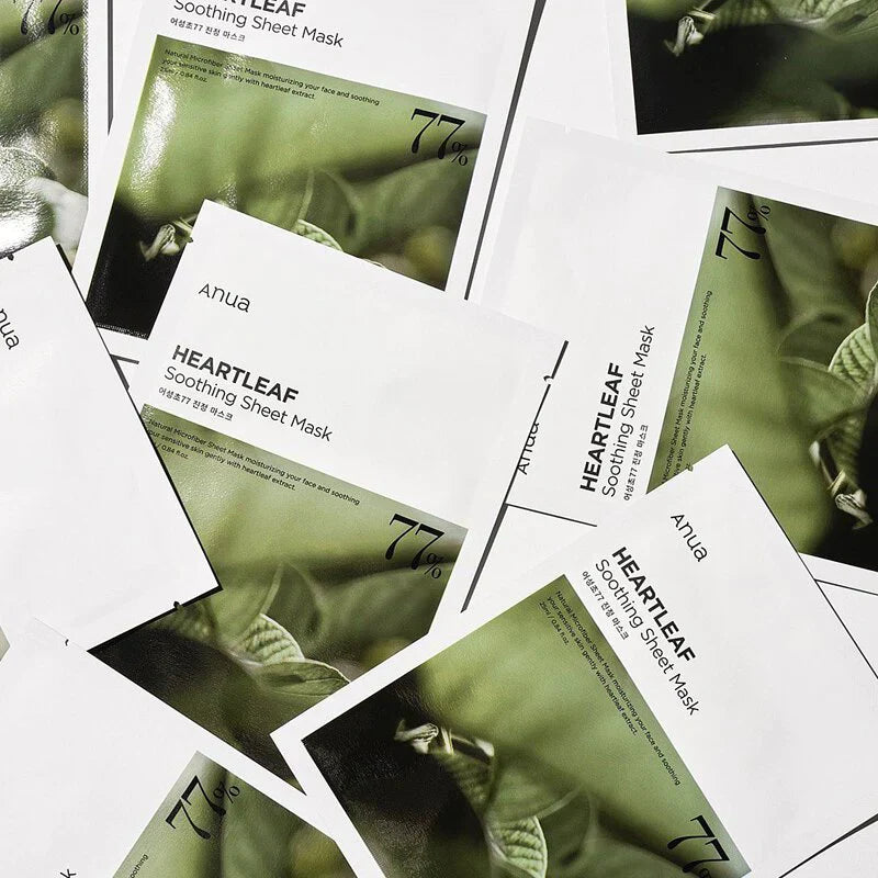 ANUA - Heartleaf Soothing Sheet Mask 77% - MY Little Corée