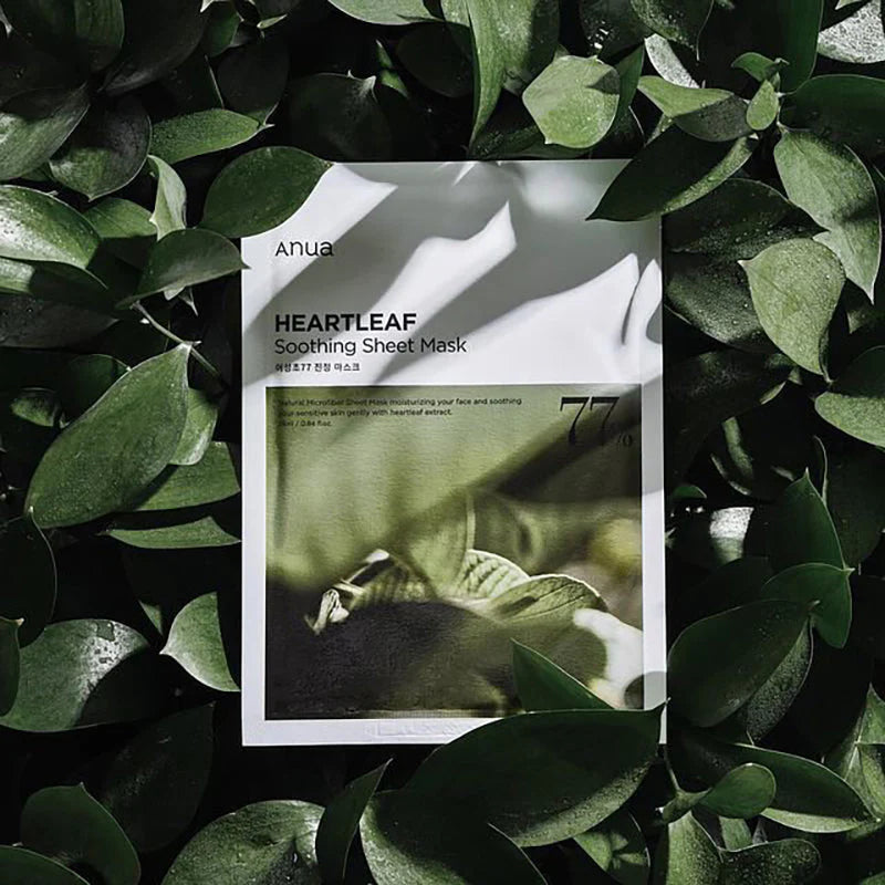 ANUA - Heartleaf Soothing Sheet Mask 77% - MY Little Corée