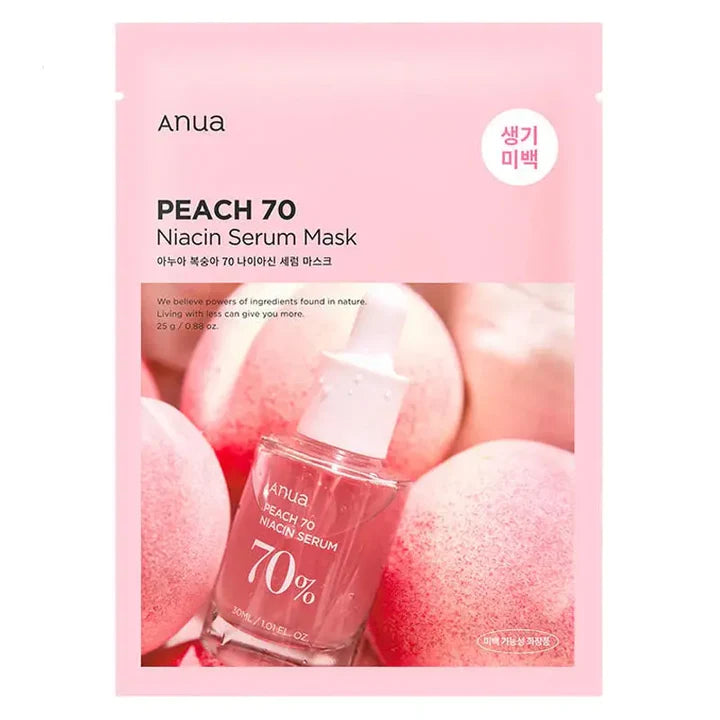 ANUA – Peach 70% Niacin Serum Mask - MY Little Corée