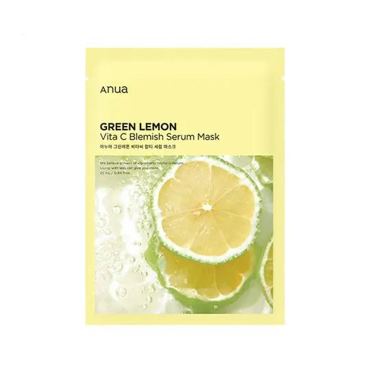 ANUA – Green Lemon Vita C Serum Mask - MY Little Corée