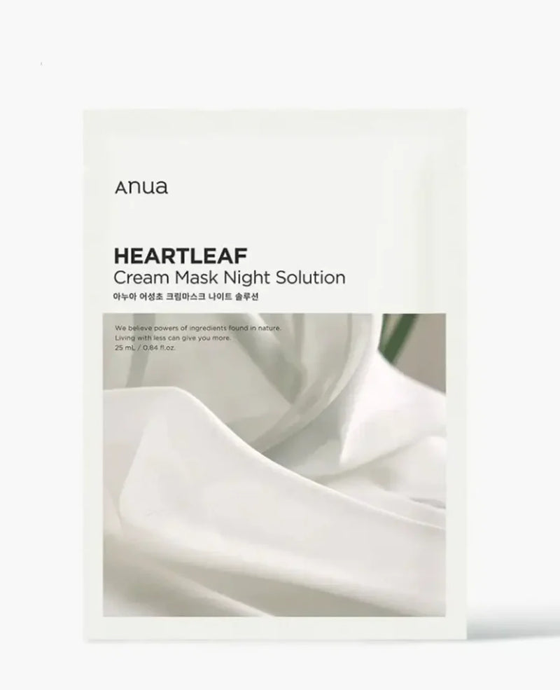 Anua Heartleaf Sheet Mask Night Solution - MY Little Corée