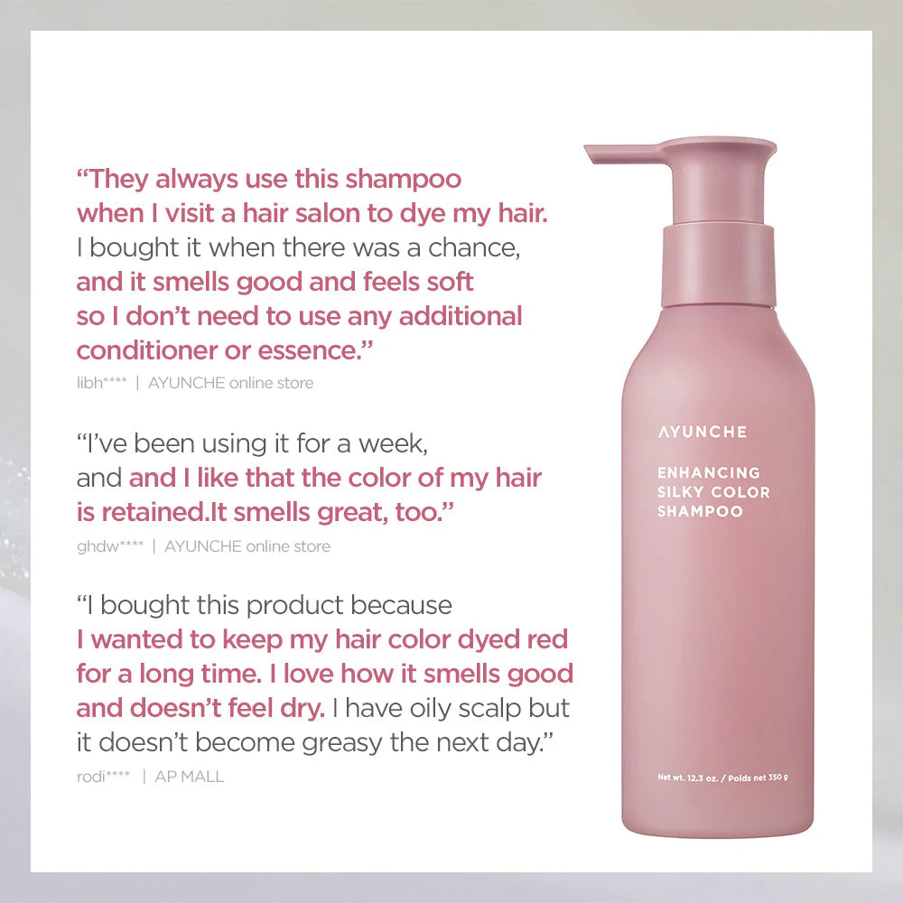 AYUNCHE Color Radiance Shampoo - MY Little Corée