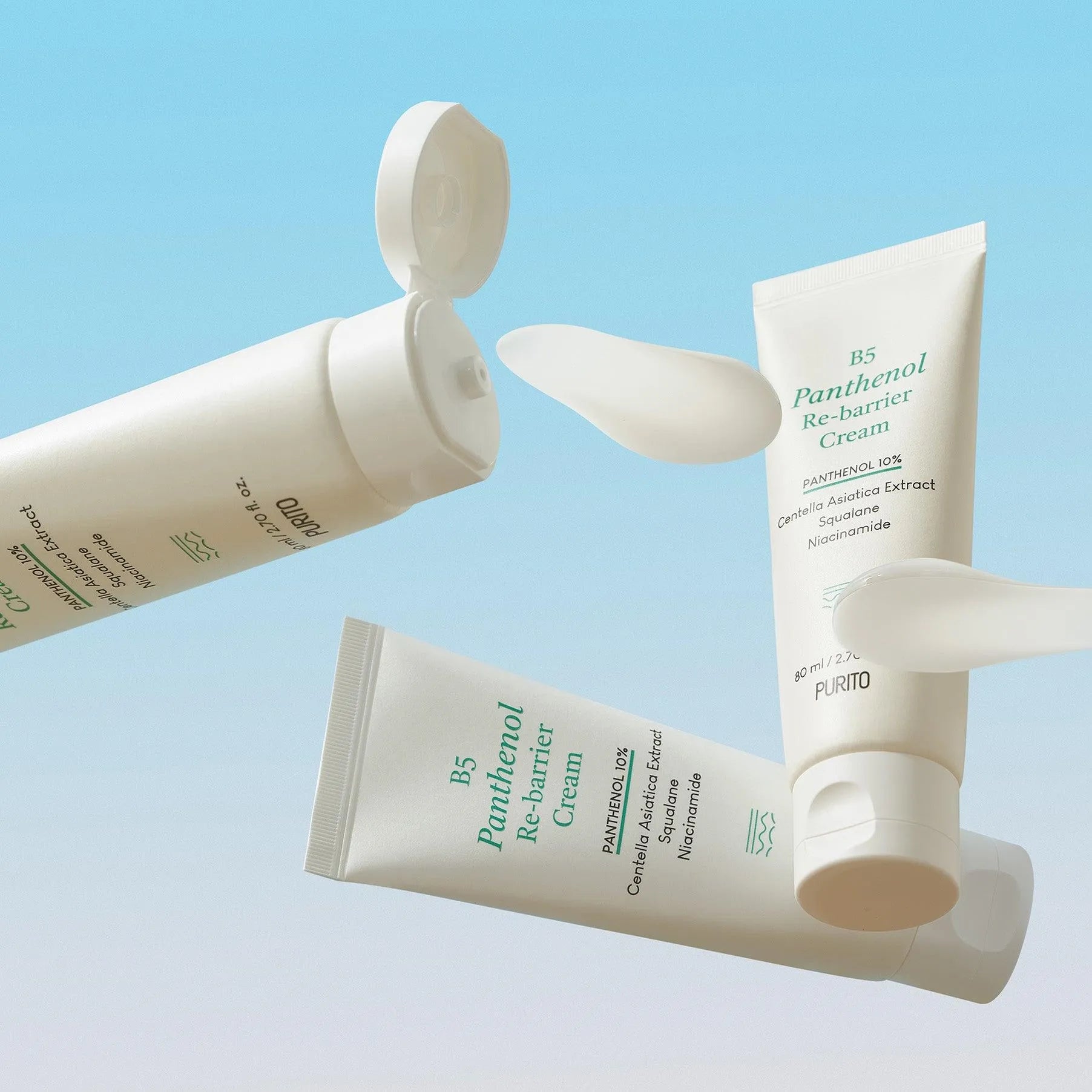 PURITO - B5 Panthenol Re-Barrier Cream - Crème 80ml - MY Little Corée
