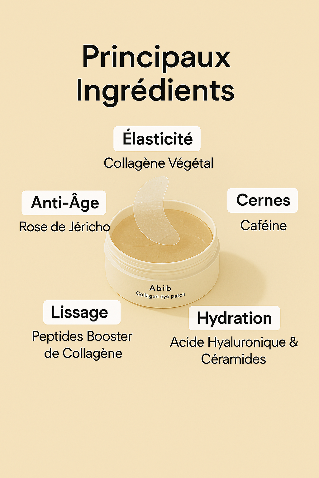Abib Collagen Eye Patch Jericho Rose Jelly - MY Little Corée