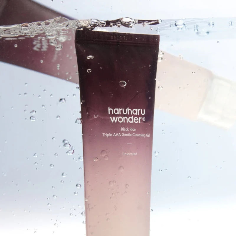 Haruharu WONDER - Black Rice Triple AHA Gel Nettoyant - MY Little Corée