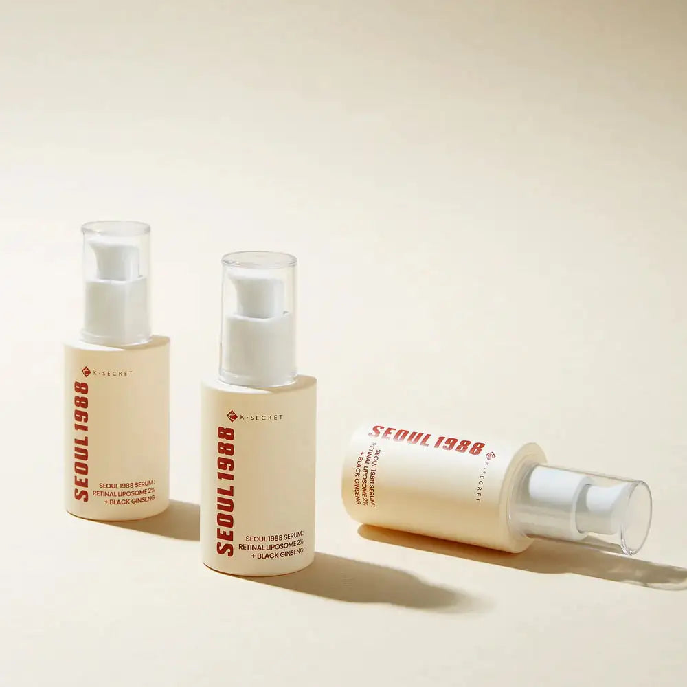 KSECRET - SEOUL 1988 Serum - Retinal Liposome 2% + Black Ginseng - Sérum anti-âge rétinol et ginseng