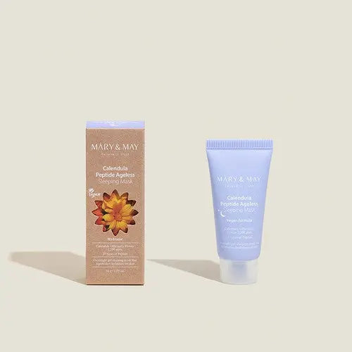 MARY & MAY - Calendula Peptide Ageless Sleeping Mask Mini - MY Little Corée