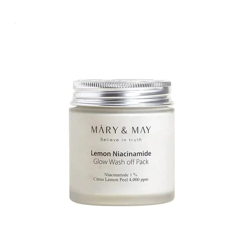 MARY & MAY - Lemon Niacinamide Glow Wash Off Pack - MY Little Corée