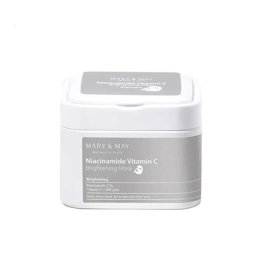 MARY & MAY - Niacinamide + Vitamin C Brightening Mask - MY Little Corée