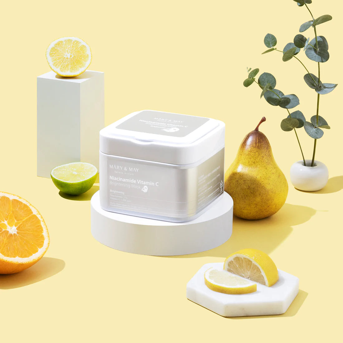 MARY & MAY - Niacinamide + Vitamin C Brightening Mask - MY Little Corée