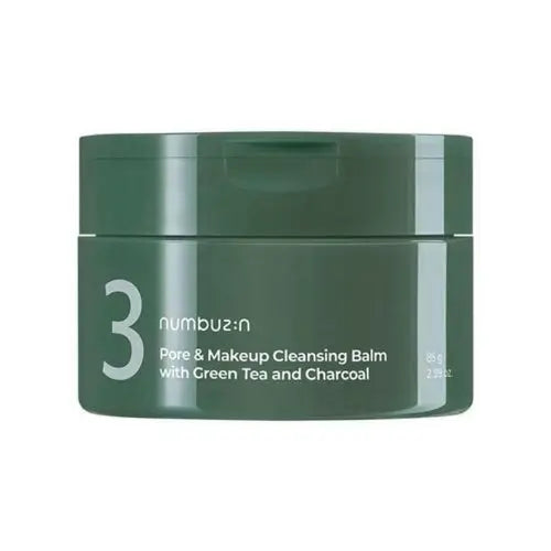 NUMBUZIN – N°3 Green Tea Charcoal Cleansing Balm - MY Little Corée