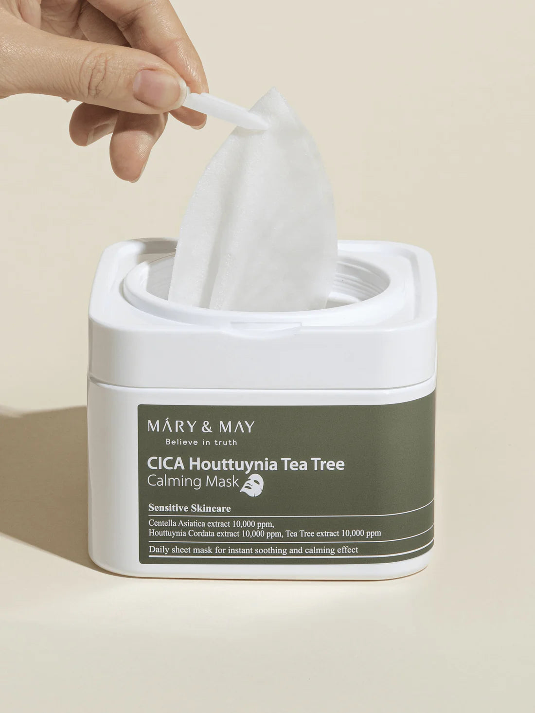 MARY & MAY - Cica Houttuynia Tea Tree Mask - MY Little Corée