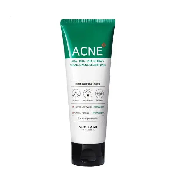 SOME BY MI – AHA BHA PHA 30 Days Miracle Foam Cleanser - MY Little Corée