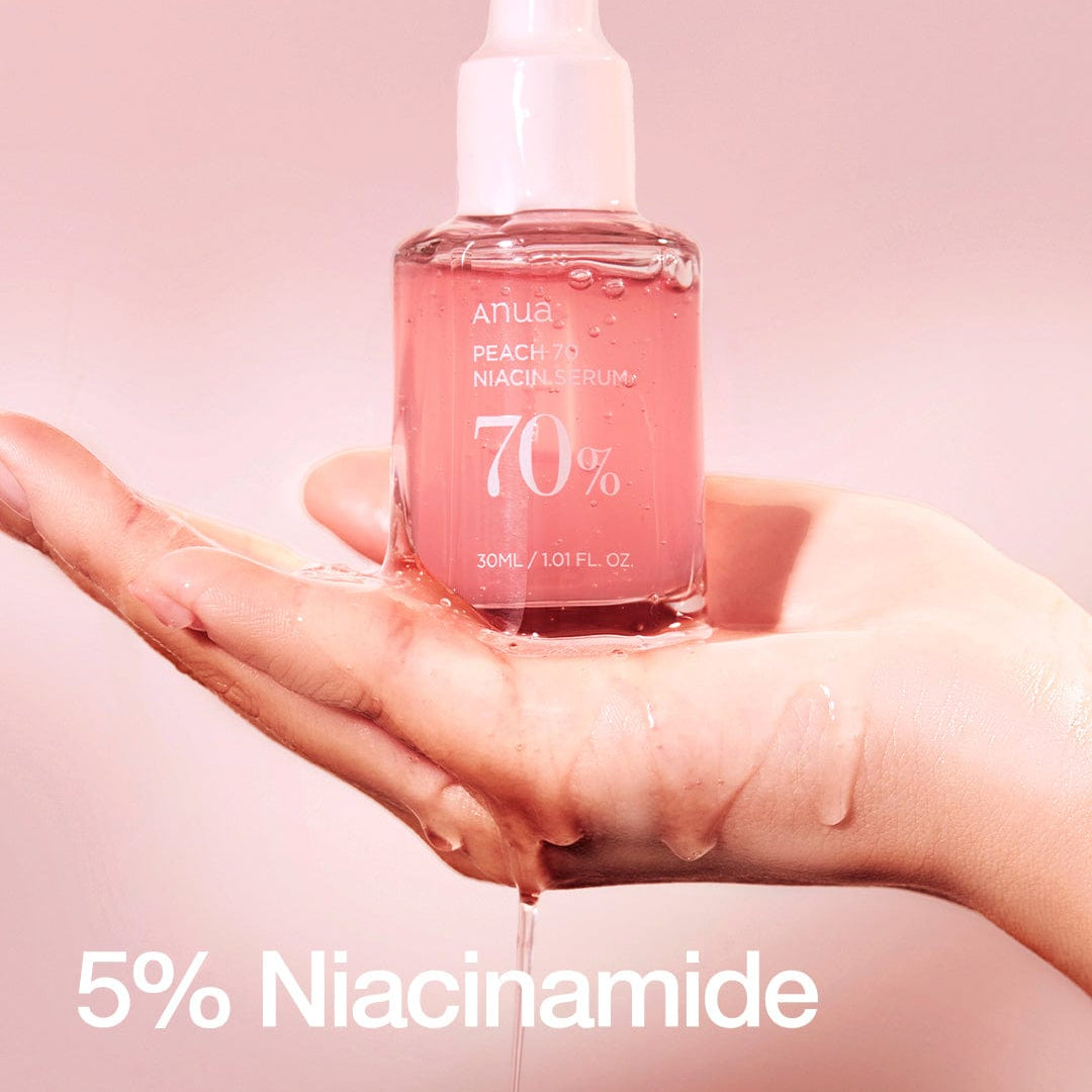 ANUA – 70% Niacin + Peach Serum - MY Little Corée