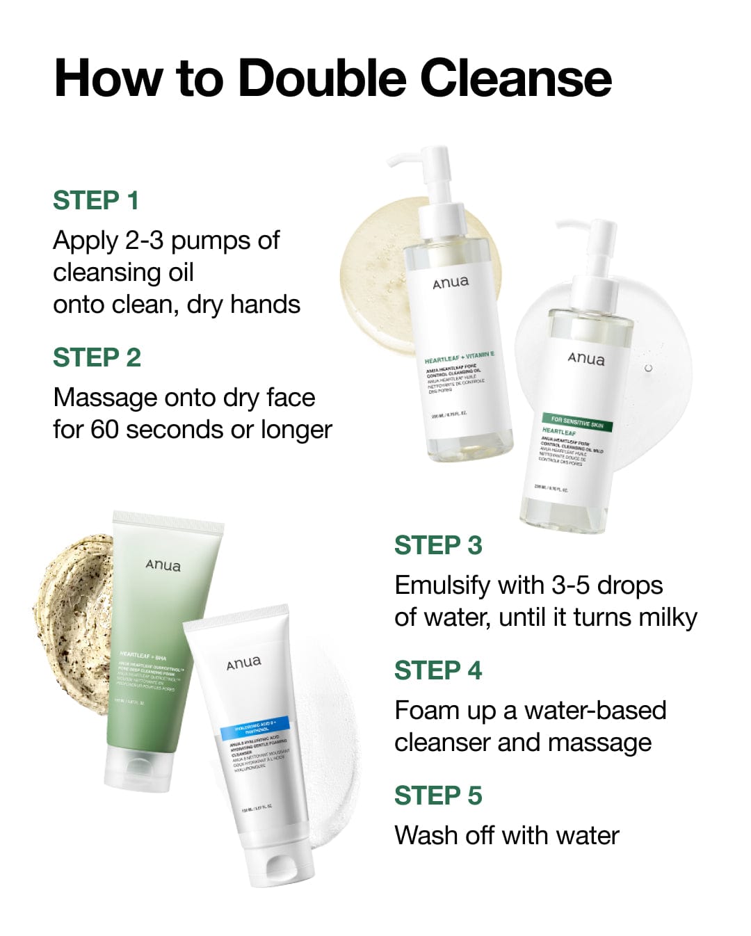 ANUA Heartleaf Pore Control Cleansing Oil 150ml - MY Little Corée