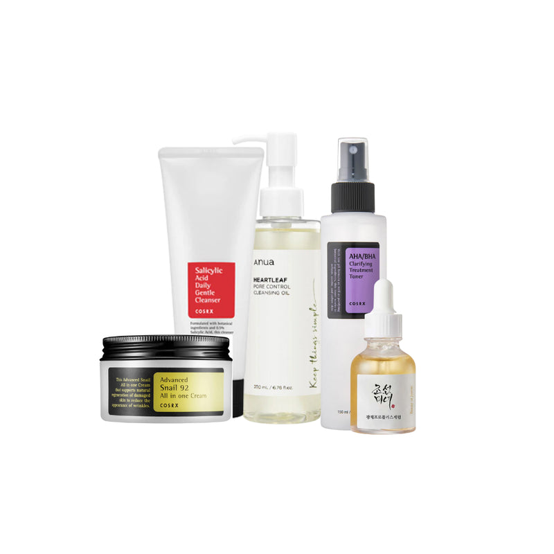 Pack Peau Acnéique – Rituel K-Beauty Anti-Imperfections en 5 Étapes - MY Little Corée