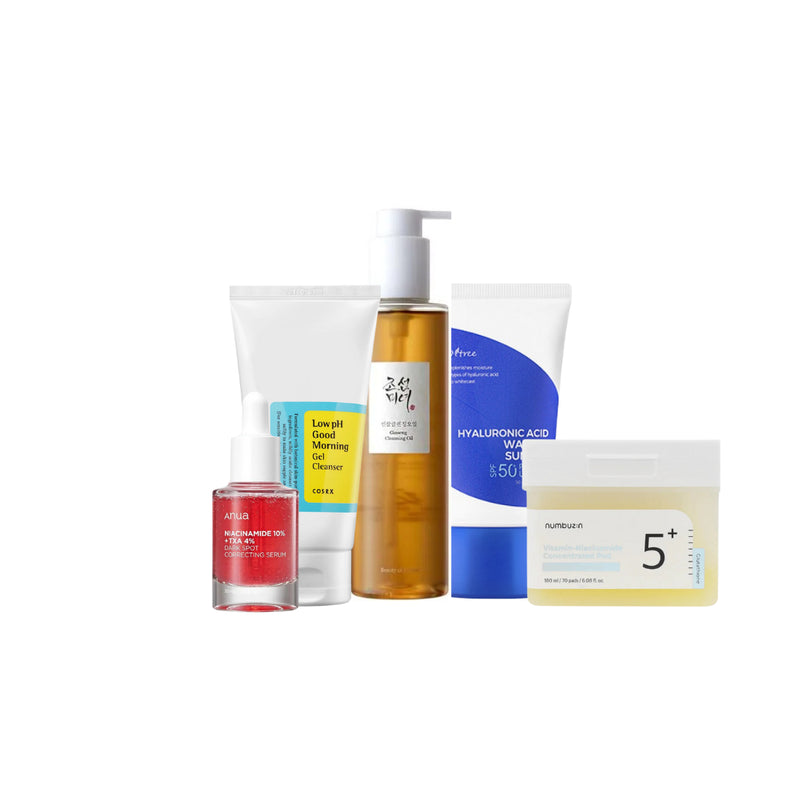 Pack Peau Grasse – Rituel K-Beauty Contrôle du Sébum en 5 Étapes - MY Little Corée
