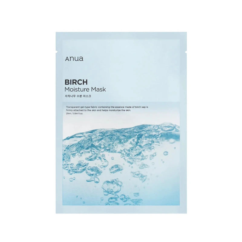 Anua Birch Moisture Mask - Masque Hydratant avec Sève de Bouleau - MY Little Corée