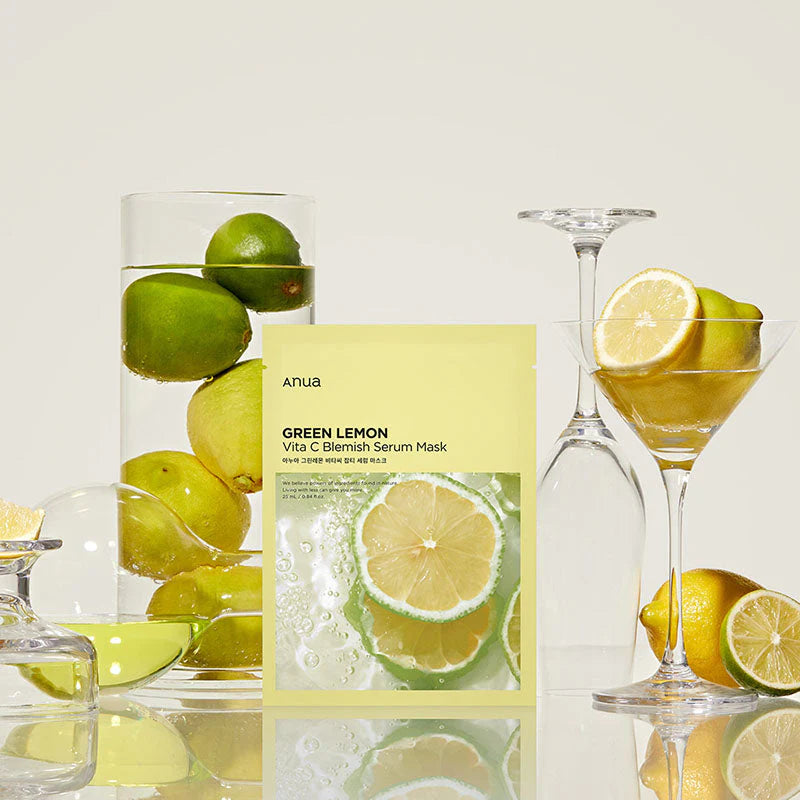 ANUA – Green Lemon Vita C Serum Mask - MY Little Corée