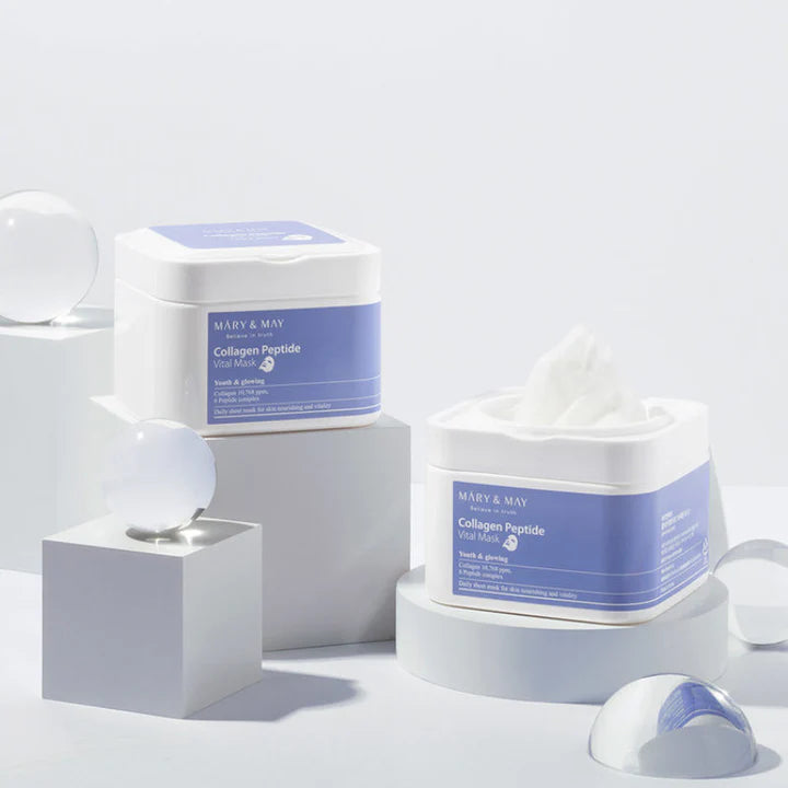 MARY & MAY - Collagen Peptide Vital Mask (30 pcs) - MY Little Corée