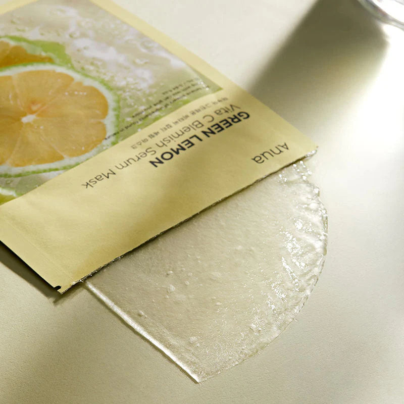 ANUA – Green Lemon Vita C Serum Mask - MY Little Corée