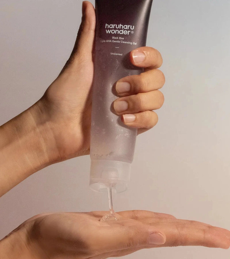 Haruharu WONDER - Black Rice Triple AHA Gel Nettoyant - MY Little Corée