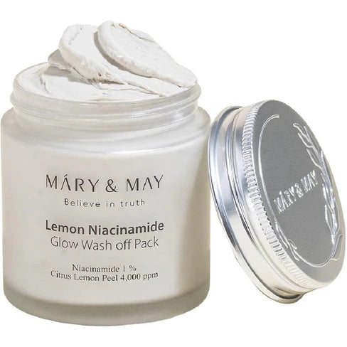 MARY & MAY - Lemon Niacinamide Glow Wash Off Pack - MY Little Corée