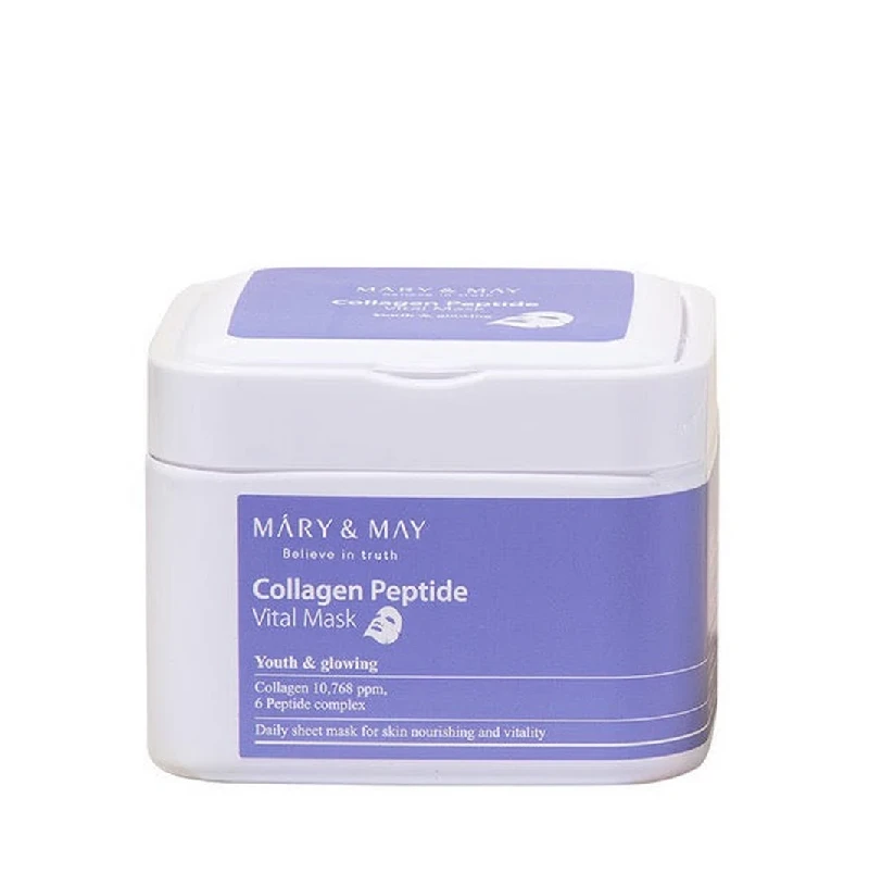 MARY & MAY - Collagen Peptide Vital Mask (30 pcs) - MY Little Corée