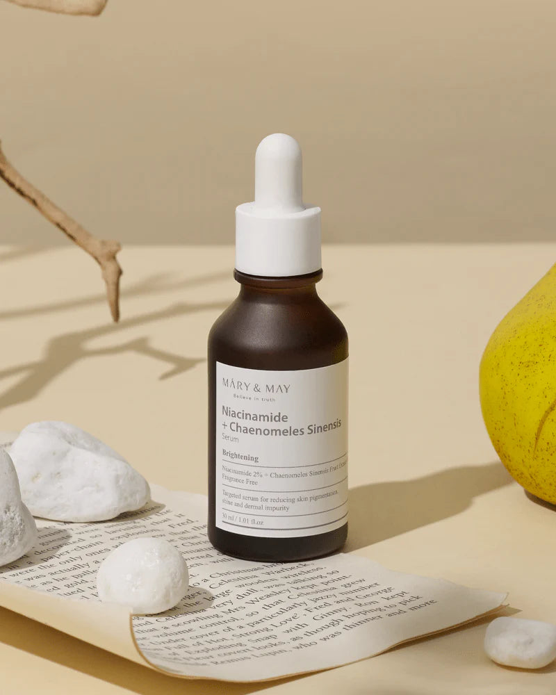 MÁRY & MAY Niacinamide + Chaenomeles Sinensis Serum 30ml - MY Little Corée