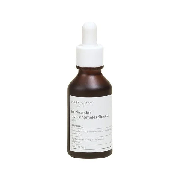 MÁRY & MAY Niacinamide + Chaenomeles Sinensis Serum 30ml - MY Little Corée