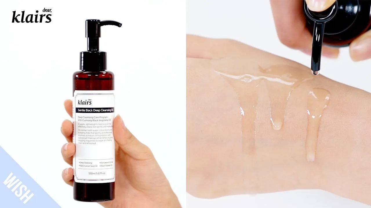 KLAIRS - Gentle Black Deep Cleansing Oil - MY Little Corée