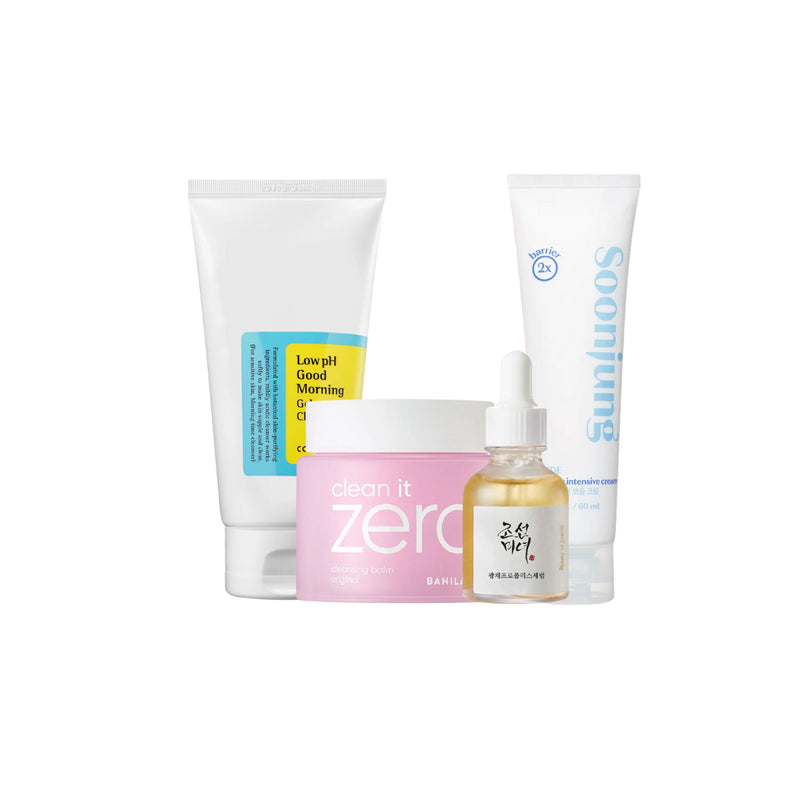 Pack Peau Sensible – Rituel K-Beauty Apaisement et Protection en 4 Étapes - MY Little Corée